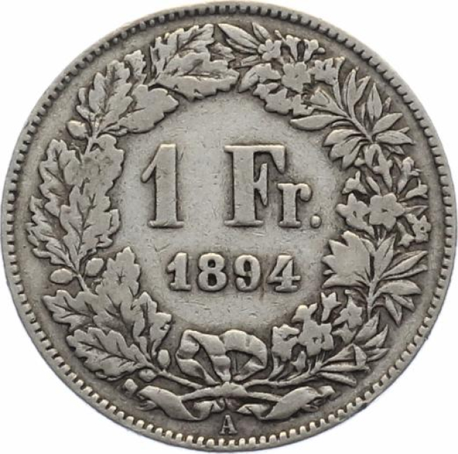 1 Franken 1894 A